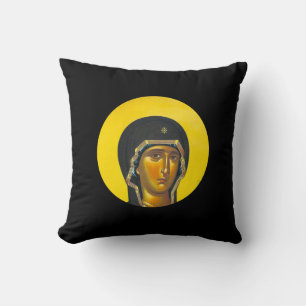 Ancient Orthodox icon Cushion