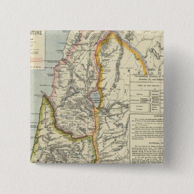 Ancient Palestine 2 15 Cm Square Badge (Front)