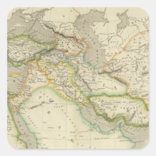 Ancient Persian Empire Square Sticker