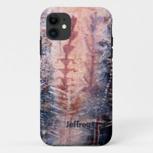 Ancient Pictographs, Southwest Petroglyphs, Name, iPhone 11 Case