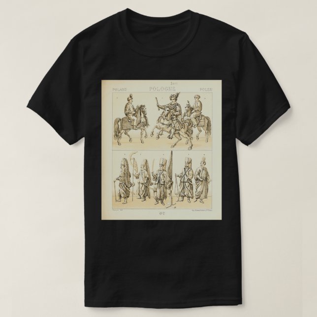 Ancient Polish fashion and lifestyle 18th century  T-Shirt (Design Front)