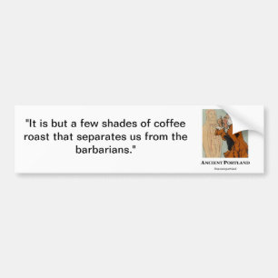 Ancient Portland Bumper Sticker: Coffee Roast Sticker