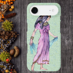 Ancient Pretty Egyptian Lady Princess in Purple