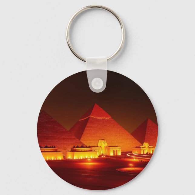 Ancient pyramids key ring (Front)