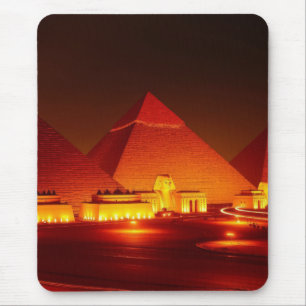 Ancient pyramids mouse mat