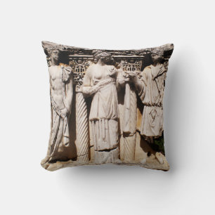 Ancient relief engravings sculptures in Turkey Cushion