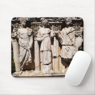  Ancient relief engravings  sculptures in Turkey Mouse Mat