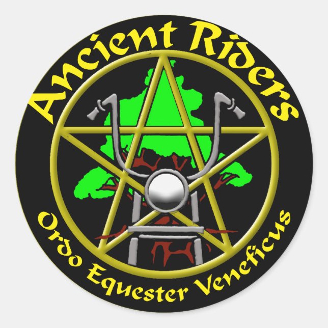 Ancient Riders 3 in. Sticker (Front)