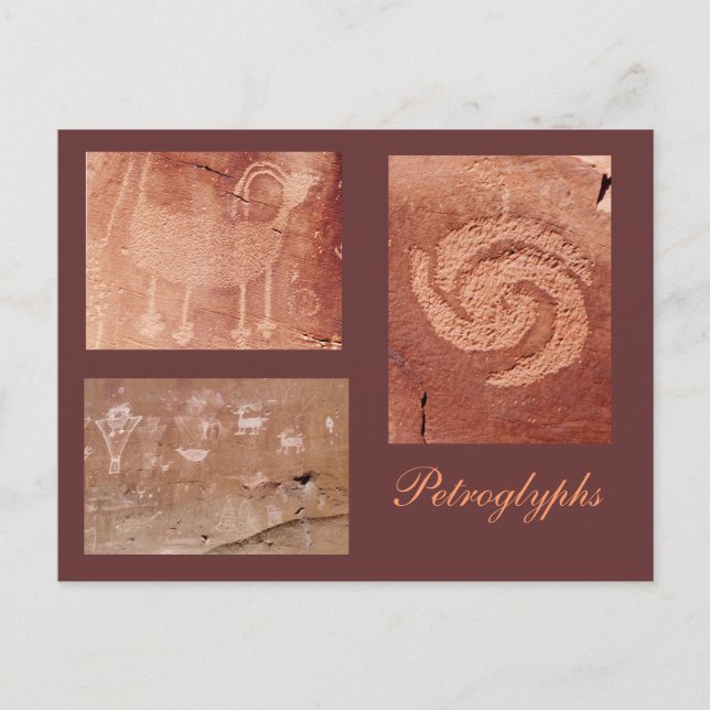 Ancient Rock Art Template Postcard (Front)