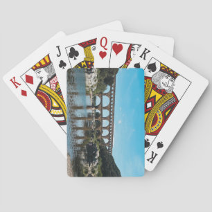 Ancient Roman Bridge in France Playing Cards