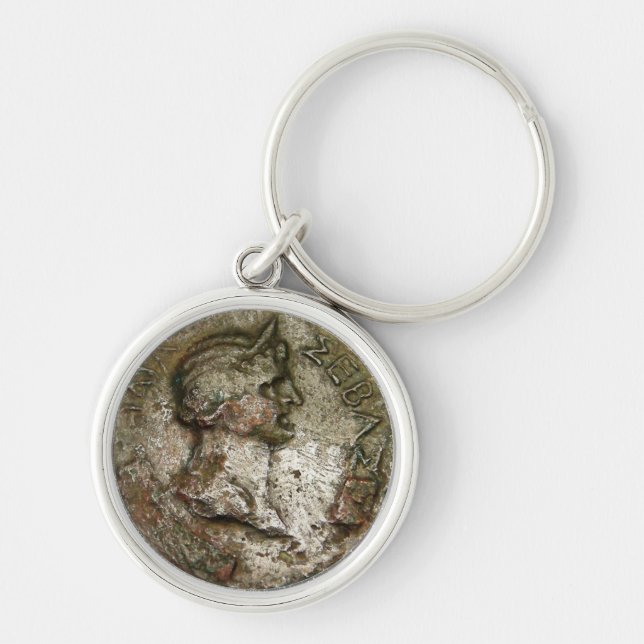 Ancient Roman Coin Key Ring (Front)