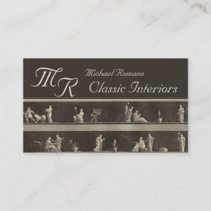Ancient Roman Elegance Spa, Decorator, Restaurant Business Card