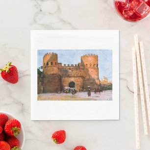 Ancient Roman Historic Architecture Napkin