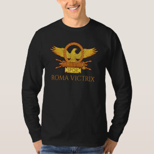 Ancient Roman History Latin Motto Roma Victrix T-Shirt