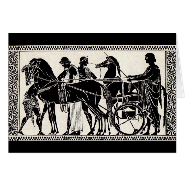 ancient Roman men and horses (Front Horizontal)