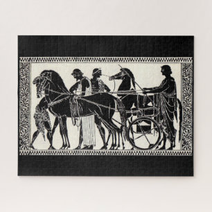ancient Roman men and horses Jigsaw Puzzle