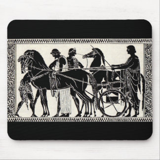 ancient Roman men and horses Mouse Mat