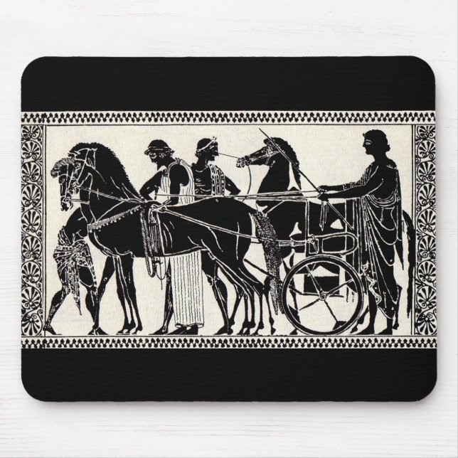 ancient Roman men and horses Mouse Mat (Front)