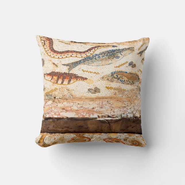 Ancient Roman Mosaic Cushion (Front)