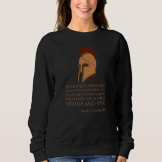 Ancient Roman Philosophy  Marcus Aurelius  Stoicis Sweatshirt