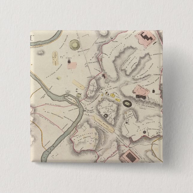 Ancient Rome 15 Cm Square Badge (Front)