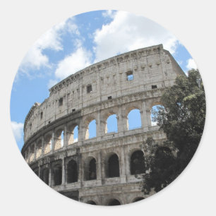 Ancient Rome Colosseum Classic Round Sticker