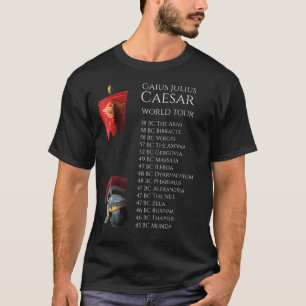 Ancient Rome Gaius Julius Caesar World Tour T-Shirt