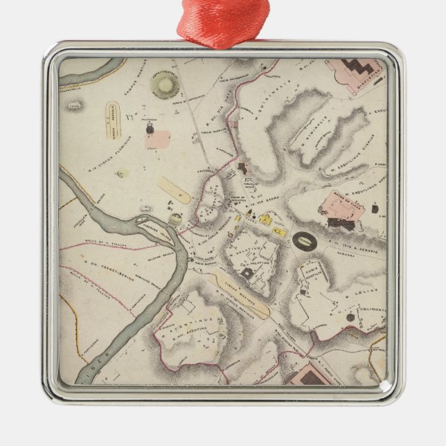 Ancient Rome Metal Tree Decoration (Front)