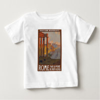 Ancient Rome Travel Ad Painting