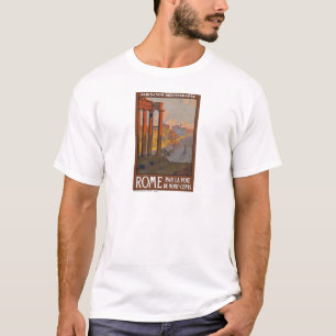 Ancient Rome Travel Ad Painting T-Shirt