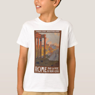 Ancient Rome Travel Ad Painting T-Shirt