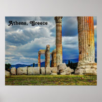 Ancient Ruins in Athens Greece