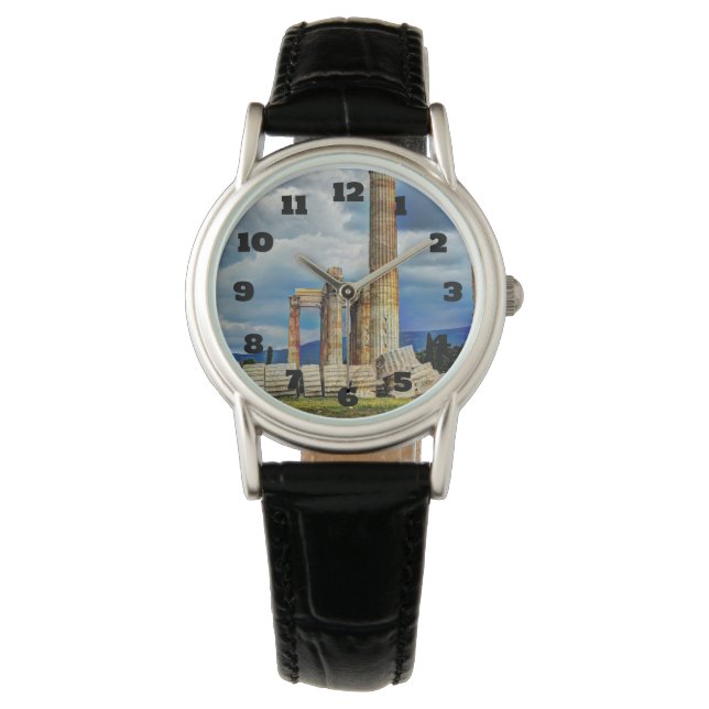 Ancient Ruins in Athens Greece Watch (Front)