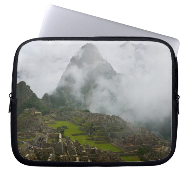 Ancient ruins of Machu Picchu with Andes Laptop Sleeve (Front)