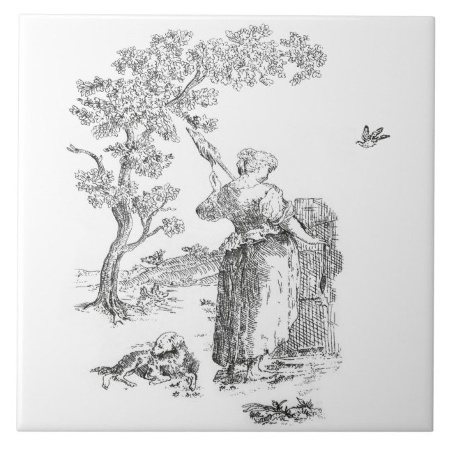 Ancient rural artwork tile (Front)