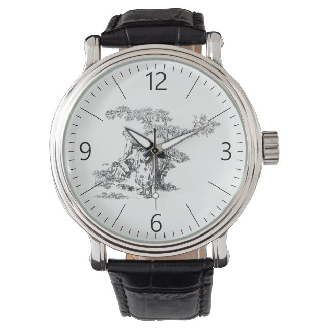 Ancient rural artwork watch (Front)