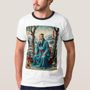 Ancient Sage Mountain Wisdom Art T-Shirt