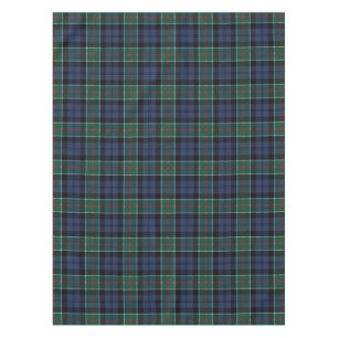 Ancient Scottish Clan Colquhoun Tartan Plaid Tablecloth