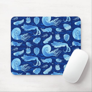 Ancient sea animals: Trilobites, Anomalocaris... Mouse Mat