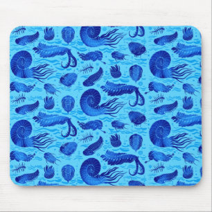 Ancient sea animals: Trilobites, Anomalocaris... Mouse Mat