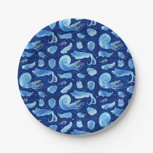 Ancient sea animals: Trilobites, Anomalocaris... Paper Plate