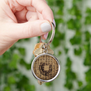 Ancient seal, Well Being, Tea & Tao - China Key Ring