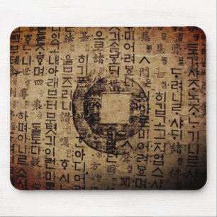 Ancient seal, Well Being, Tea & Tao - China Mouse Mat