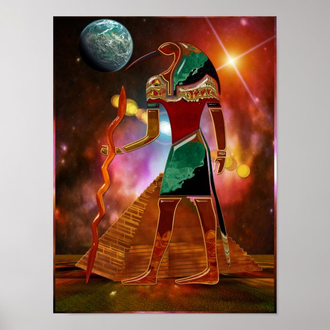 Ancient Secrets THOTH 3D Egyptian Scifi Poster (Front)