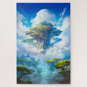 Ancient Sky Forest - Fantasy Art Jigsaw Puzzle