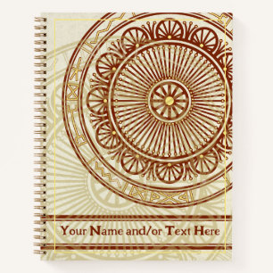 Ancient Slavic Calendar Ornament Notebook