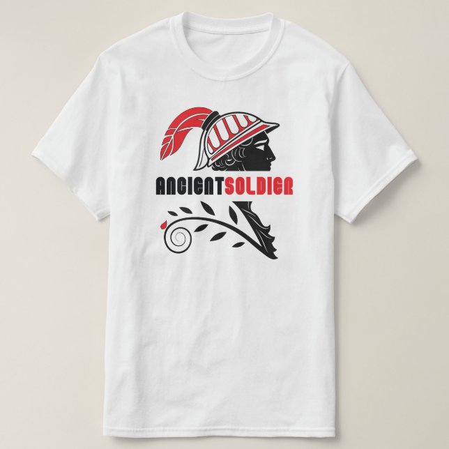 Ancient Soldier Warrior-Inspired T-Shirt (Design Front)