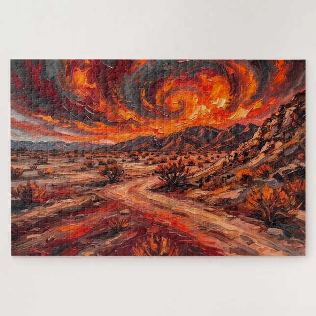 Ancient Soul: Gallery Edition Solar Vortex Jigsaw Puzzle (Horizontal)