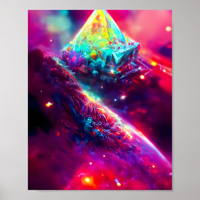 Ancient Space Alien Pyramid Poster (Front)