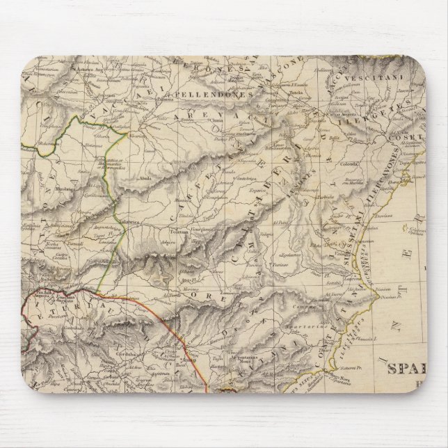 Ancient Spain, Portugal Mouse Mat (Front)